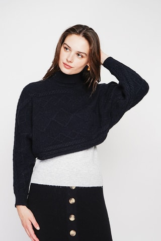 Pull court - Noir