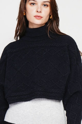 Pull court - Noir