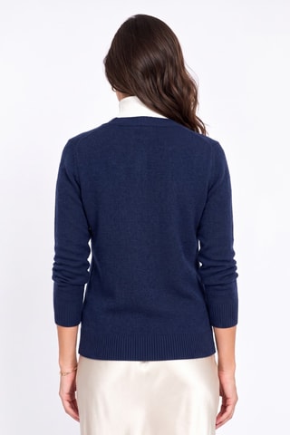 Gilet long oversize - Bleu