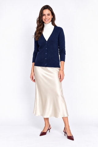 Gilet long oversize - Bleu