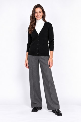 Gilet long oversize - Noir