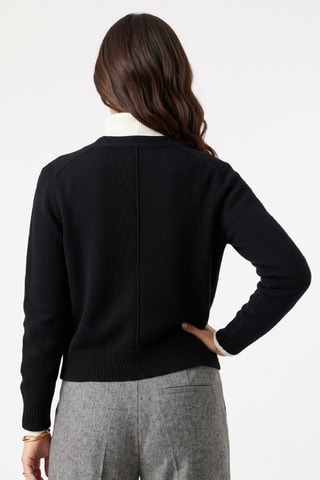 Gilet long oversize - Noir
