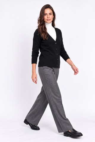 Gilet long oversize - Noir
