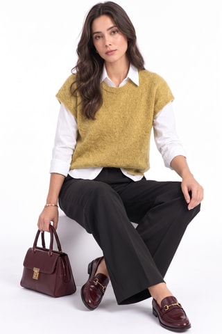 Pull en laine - Jaune