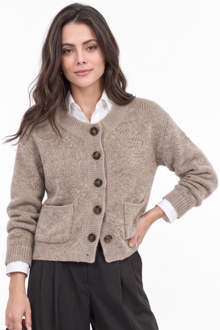 Gilet en laine - Taupe