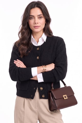 Gilet en laine - Noir