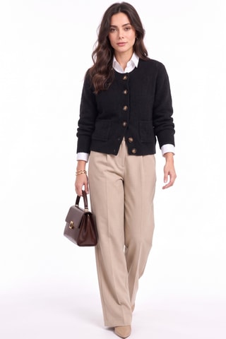Gilet en laine - Noir