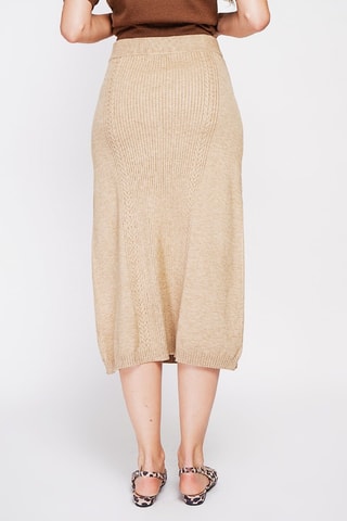 Jupe midi - Beige