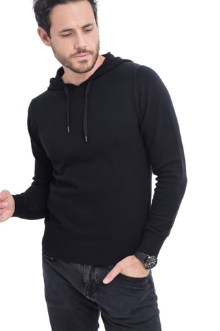 Pull à capuche - Noir