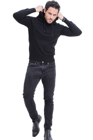Pull à capuche - Noir
