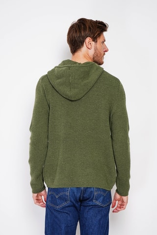 Pull à capuche - Kaki