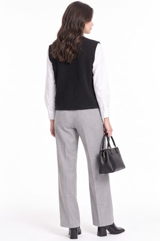 Gilet sans manches en laine - Noir