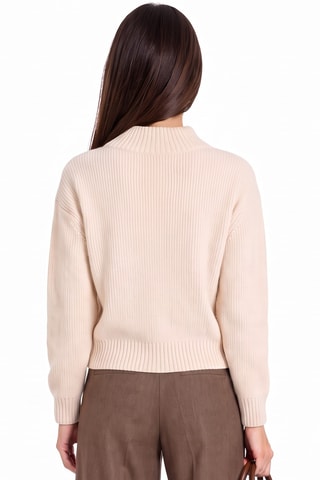 Gilet oversize en laine - Écru