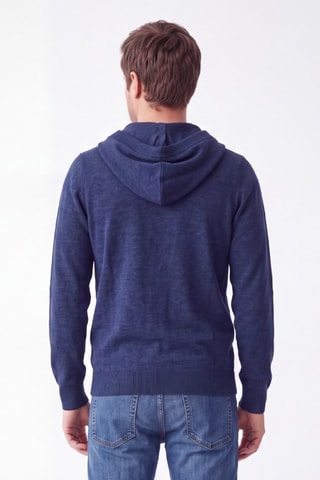 Gilet à capuche - Bleu