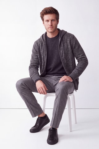 Gilet à capuche - Gris foncé