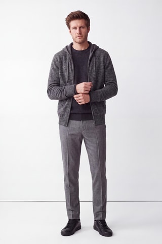 Gilet à capuche - Gris foncé