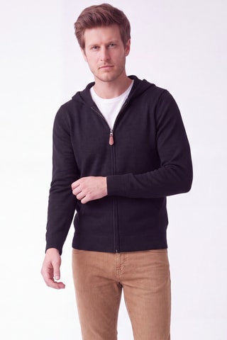 Gilet à capuche - Noir