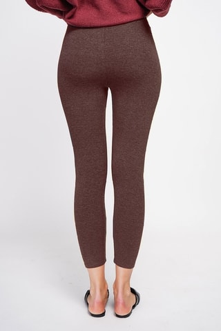 Legging taille haute  - Marron