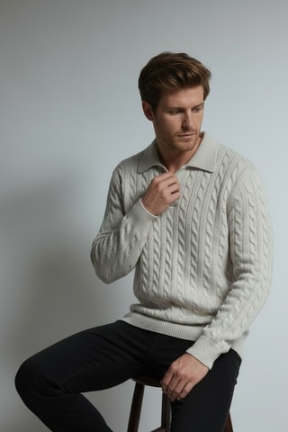 Pull en laine - Écru