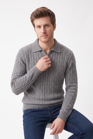 Pull en laine - Gris