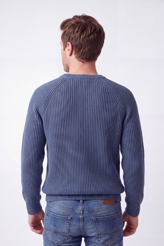 Pull en laine - Bleu