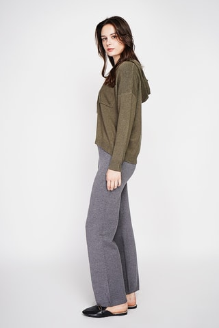 Pull à capuche - Kaki