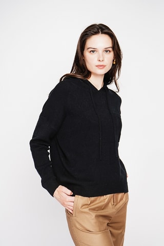 Pull à capuche - Noir