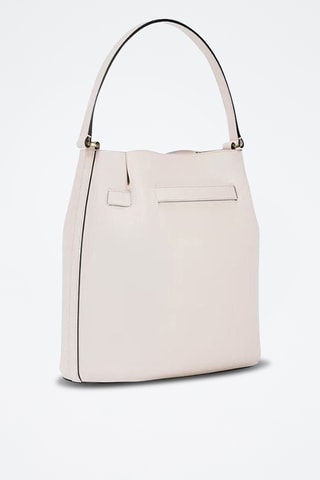 Leren Buideltas Carson - Beige