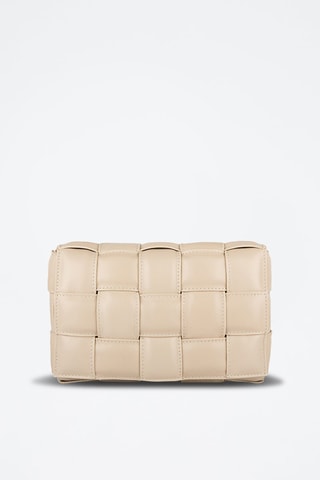 Leren Schoudertas Beige - Beige