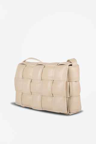Leren Schoudertas Beige - Beige