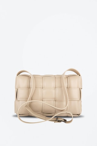 Leren Schoudertas Beige - Beige