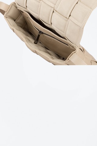 Leren Schoudertas Beige - Beige