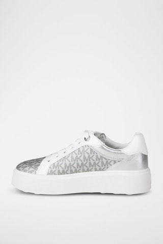 Platform Sneakers - Zwart en zilverkleurig