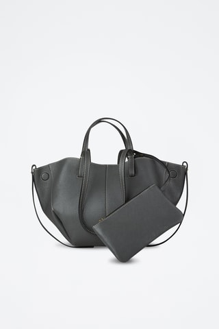 Leren Shopper - Zwart