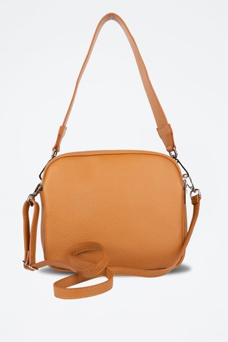 Leren Handtas Camel - Bruin