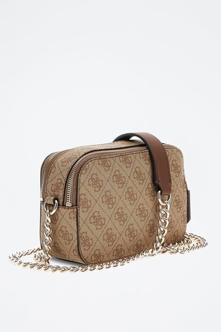 Schoudertas Noelle - Beige, bruin en goudkleurig