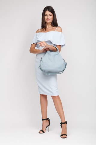Sac à main en cuir - Bleu