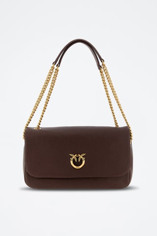 Leren Trendy Handtas Love Birds - Bruin