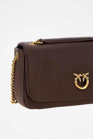 Leren Trendy Handtas Love Birds - Bruin