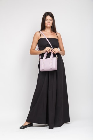 Sac à main en cuir - Violet