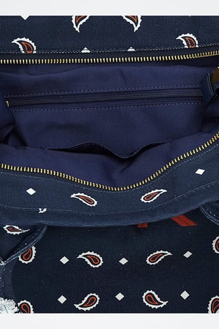 Sac à main en cuir de mouton - Bleu