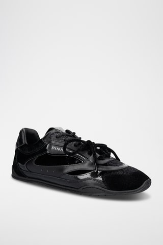 Kalfsleren Sneakers - Zwart