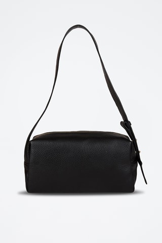 Kalfsleren Trendy Handtas - Zwart