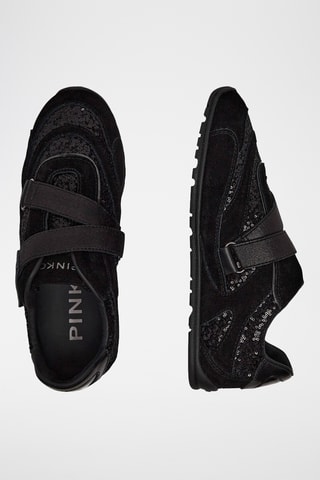 Kalfsleren Sneakers - Zwart