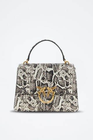 Sac à main en cuir - Gris