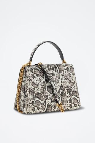 Sac à main en cuir - Gris