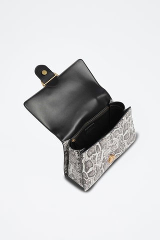 Sac à main en cuir - Gris