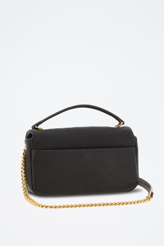 Sac porté épaule en cuir d’agneau - Marron