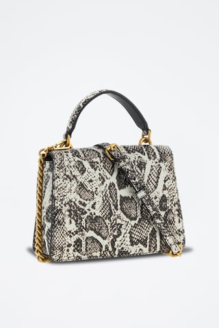 Sac à main en cuir - Gris