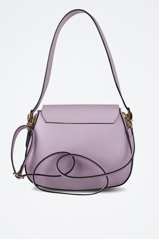 Kalfsleren Trendy Handtas - Paars